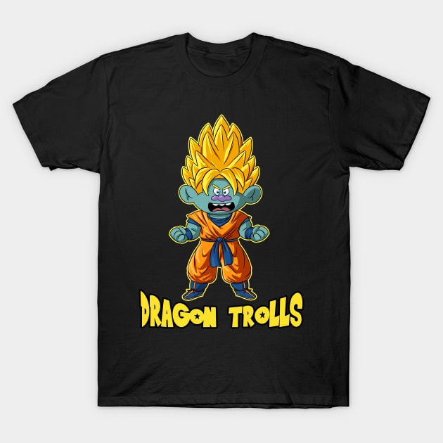 Dragon Trolls T-Shirt by peekxel